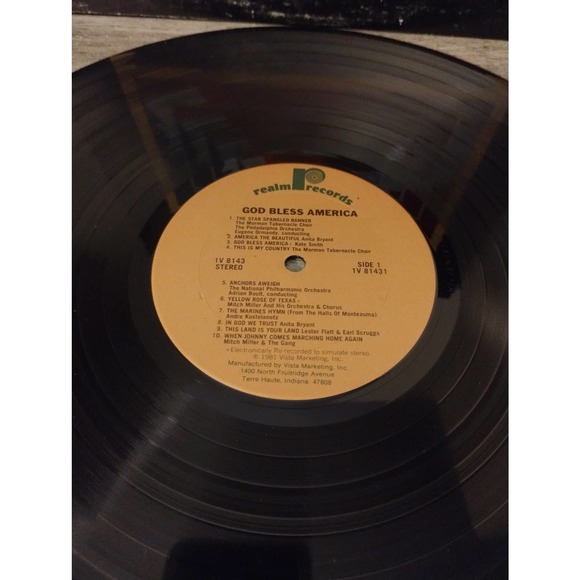 God Bless America 1981 Realm Records - Picture 3 of 4